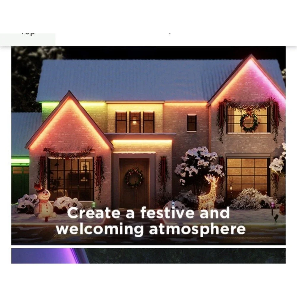 Govee Outdoor LED Smart Strip Lights 32.8ft Work w Alexa Google Home